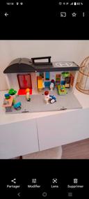 Hôpital transportable playmobil