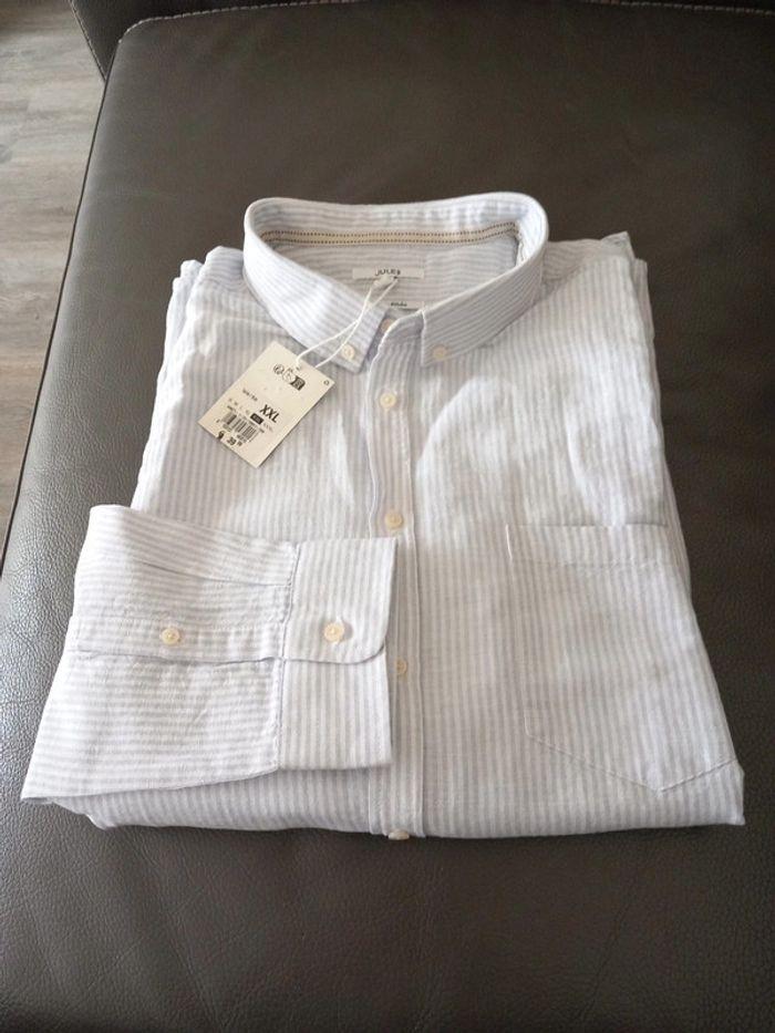 Chemise manches longues taille 2XL marque Jules - photo numéro 2