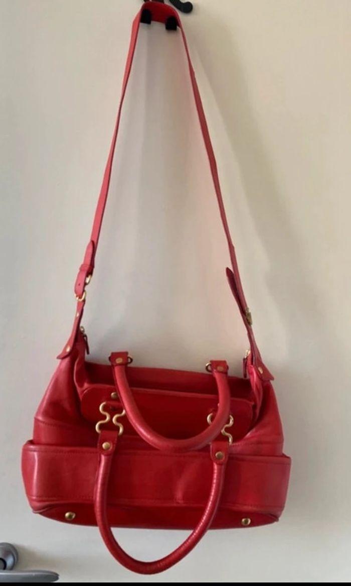 Maison Margiela Sac rouge en cuir - photo numéro 1