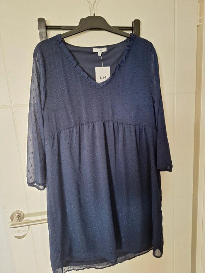 Robe courte / Tunique bleu marine - photo numéro 1