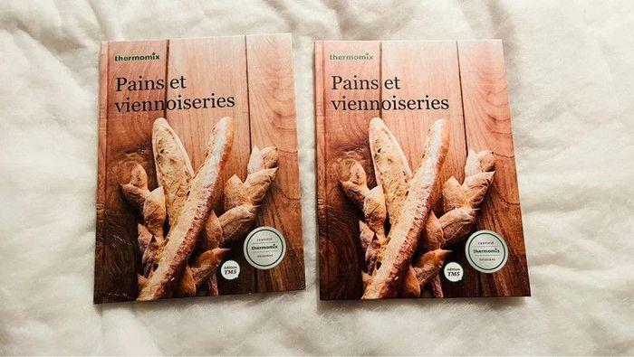 Lot de 2 livres thermomix : Pains et viennoiseries