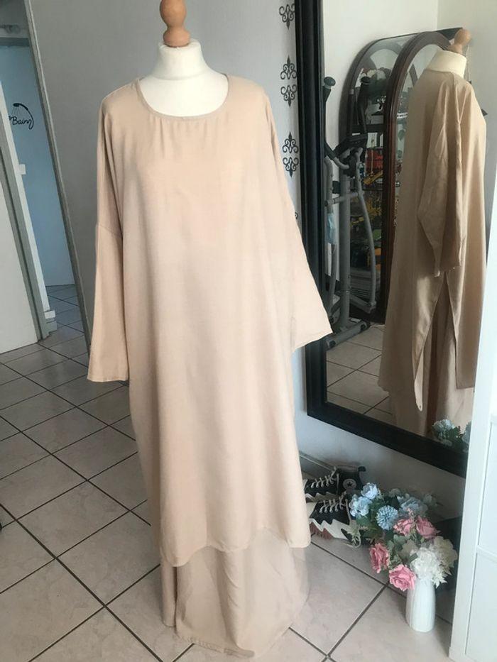 Ensemble Modesty Tunique jupe beige 🌼 - photo numéro 1