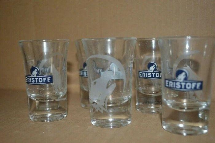 6 verres shooter eristoff loup