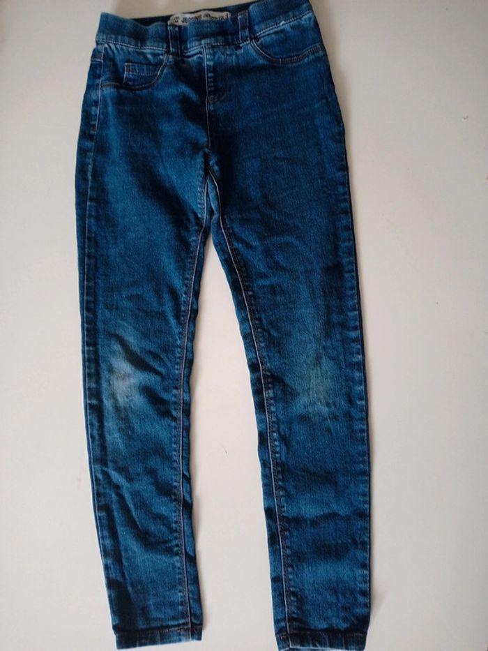 Jegging fille jean bleu tbe 10/11 ans denim co - photo numéro 1