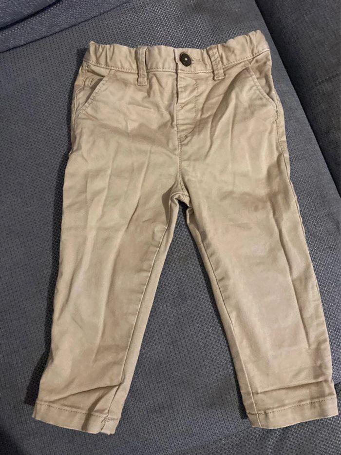 Pantalon chino crème - photo numéro 2