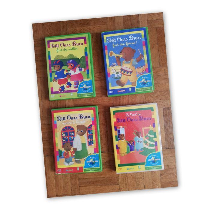 Lot de 4 dvd petit ours brun - photo numéro 1