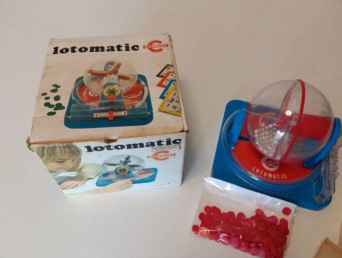 Jeu lotomatic vintage 1972 - photo numéro 1