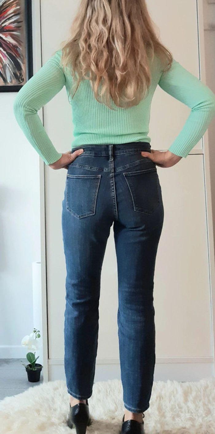 Jean bleu foncé 29 regular curvy true skinny Gap. T 38 - photo numéro 3