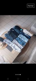 Lot 12 pantalons 6 mois jeans et joggings