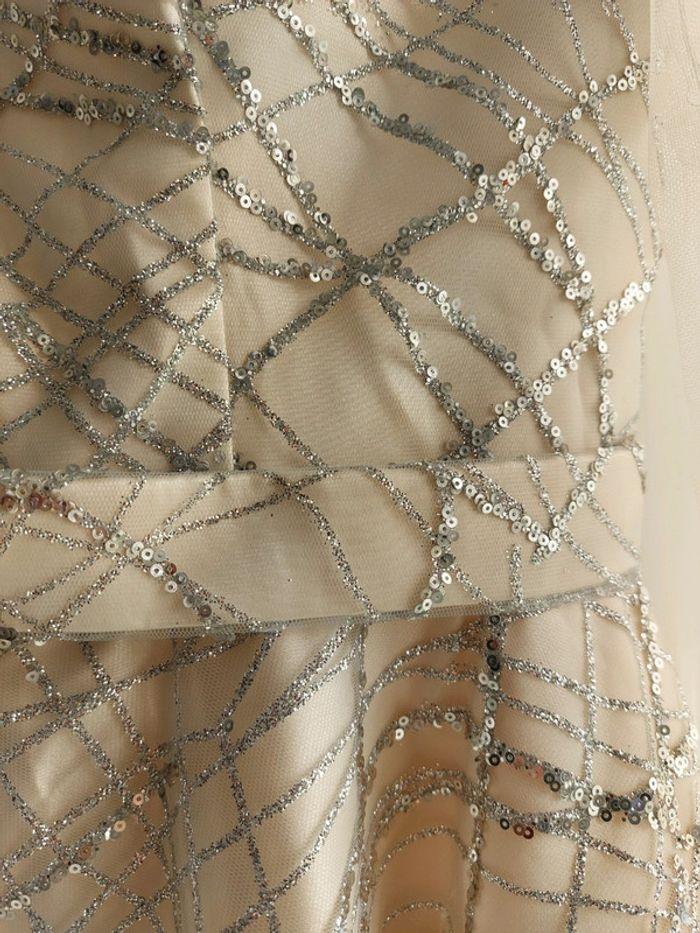 Robe de cérémonie ,soiree  crème strass et tulle - photo numéro 10