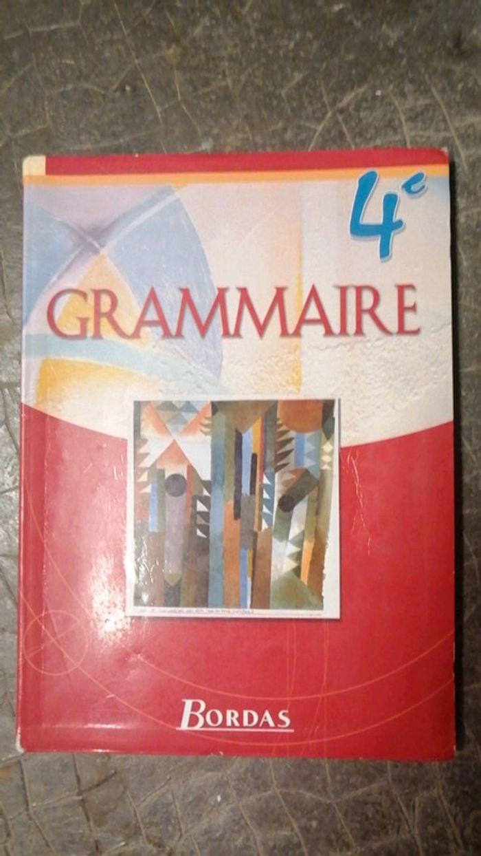 Manuel grammaire 4ème