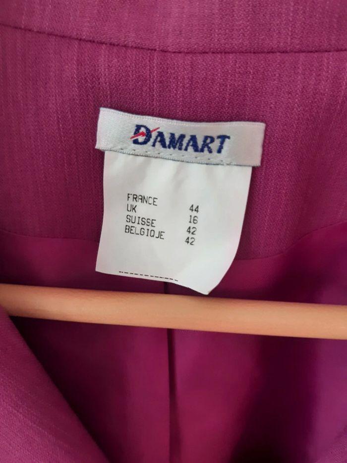 Blazer veste tailleur bordeaux Damart. T 44. Neuf. - photo numéro 5