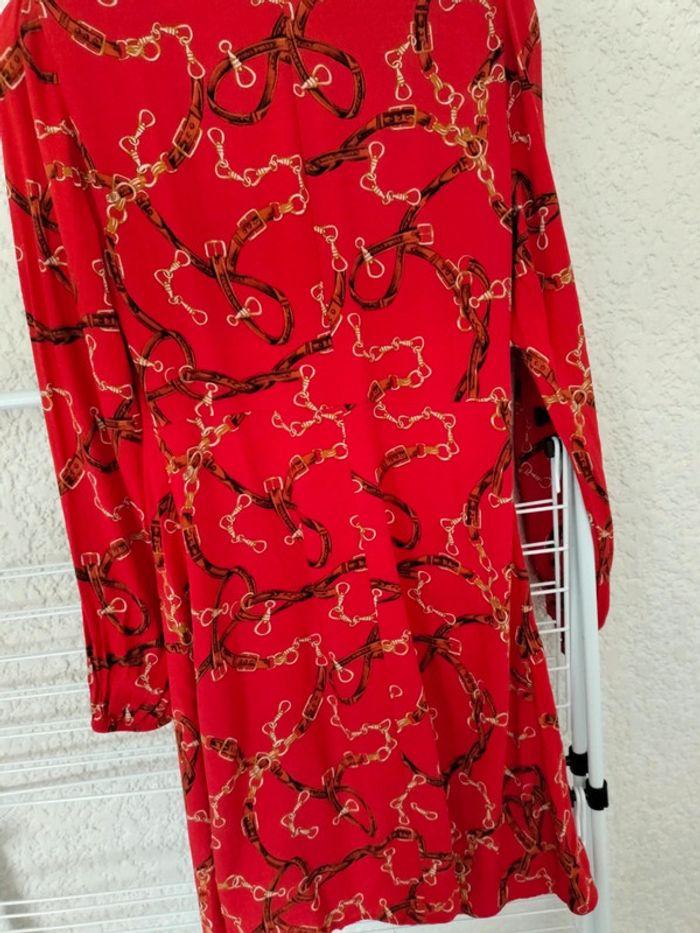 Robe longue T36 rouge camaïeu - photo numéro 8