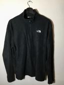 Veste polaire 1/4 zip pour homme The North Face noire taille L 094