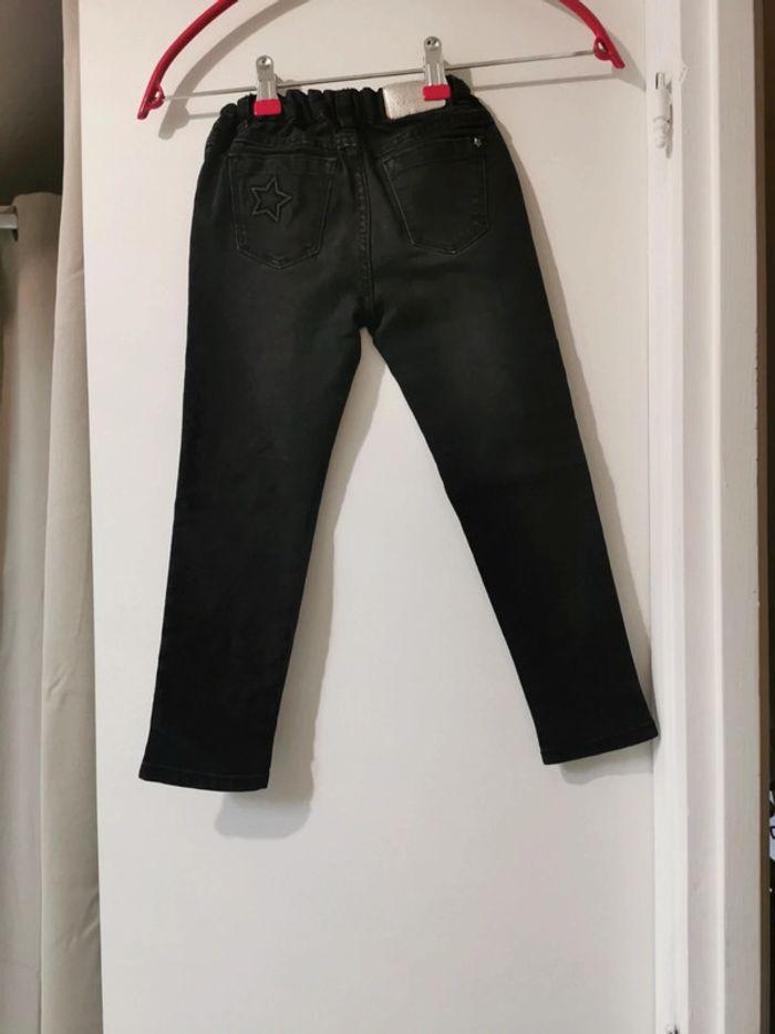 Pantalon jeans noir chiné - photo numéro 2