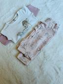 Lot 2 pyjamas Disney bébé fille