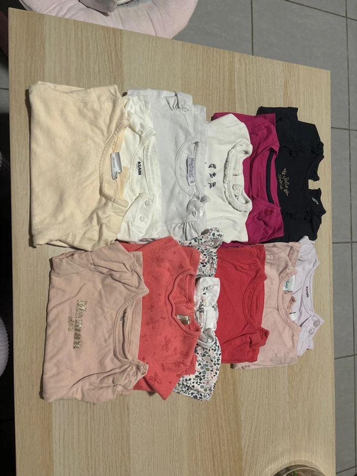 Lot t-shirts bébé - photo numéro 1