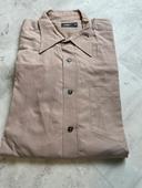 Chemise manche longue CELIO beige