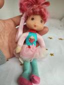 Charlotte fraise poupée doll figurine porte clef clé 2007 bandai strawberry shortcake rose pink