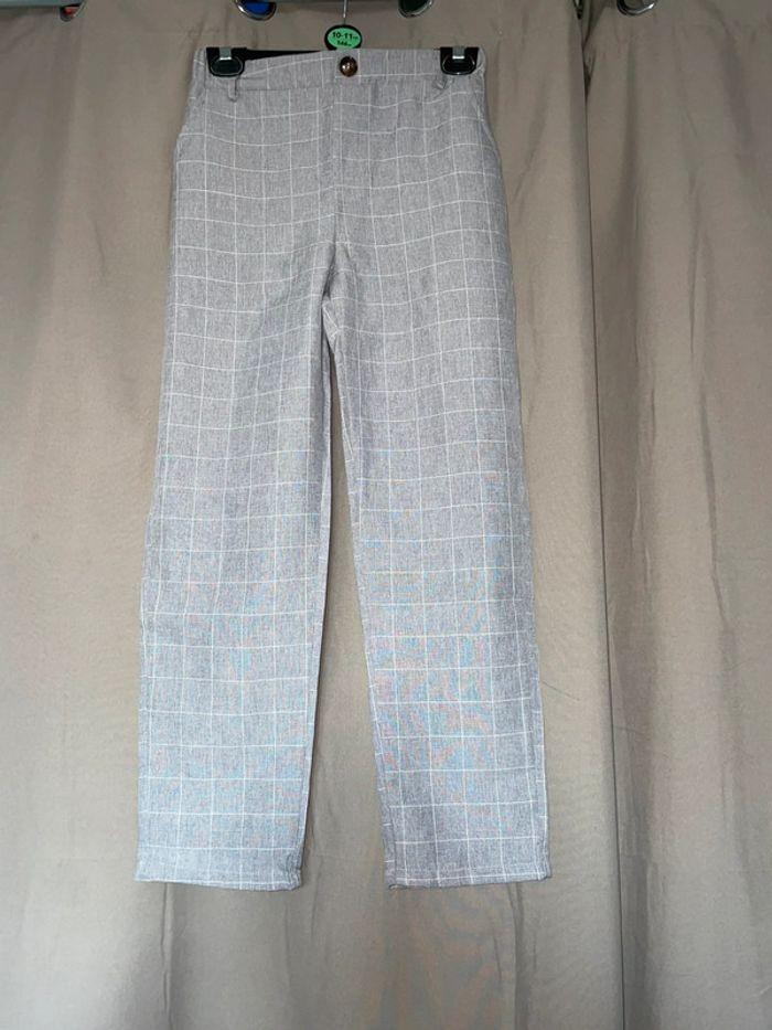 Pantalon à carreaux taille 12 ans neuf - photo numéro 1