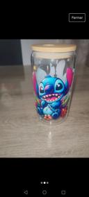 Verre Disney avec paille