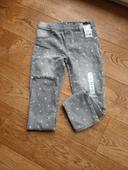 Jegging gris à étoile 12 ans neuf