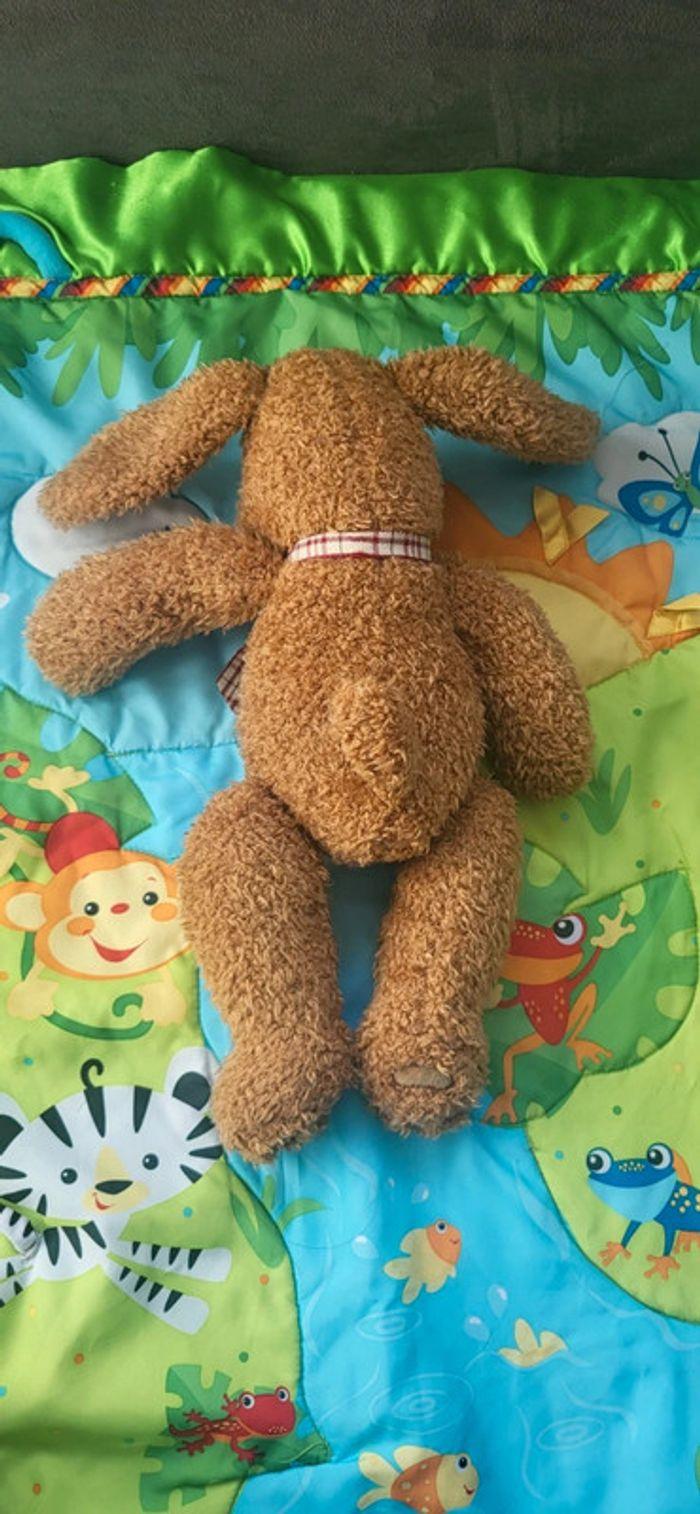 Peluche chien marron - photo numéro 2