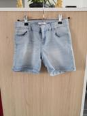 Short bleu taille réglable 10 ans