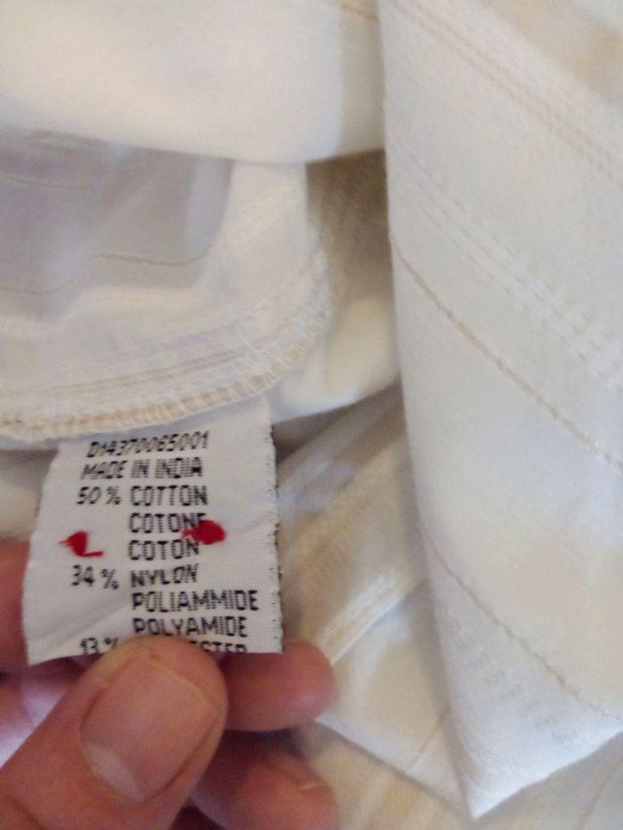 Chemise manches longues crème Carnet de Vol taille L en très bon état - photo numéro 13