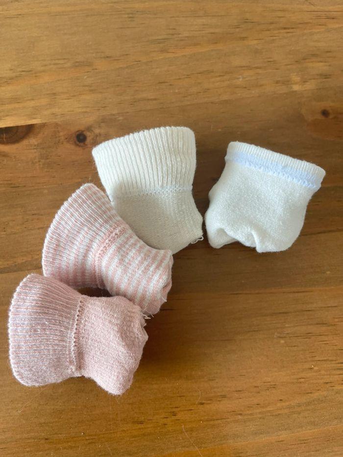 Lot de 4 paires de chaussettes bébé naissance - photo numéro 3