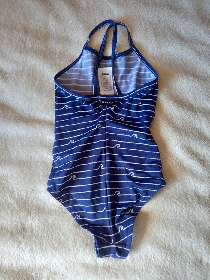 Maillot de bain une pièce bleu decathlon taille 5/6ans - photo numéro 2