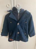 Manteau creeks bleu laine 36mois