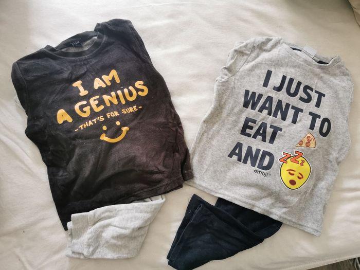 Lot de 2 pyjamas velours - photo numéro 1