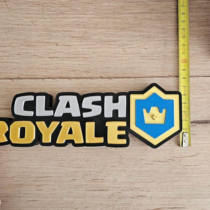 Figurine logo deco Clash Royale 23cm FanArt - photo numéro 7