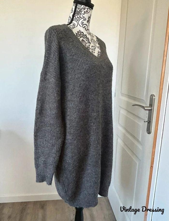 Robe pull grise Vintage Dressing – Confortable et stylée, taille unique (36-42), très bon état 💖 - photo numéro 8