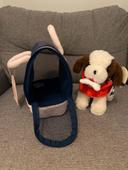 Peluche chien et sac de transport Oxybul