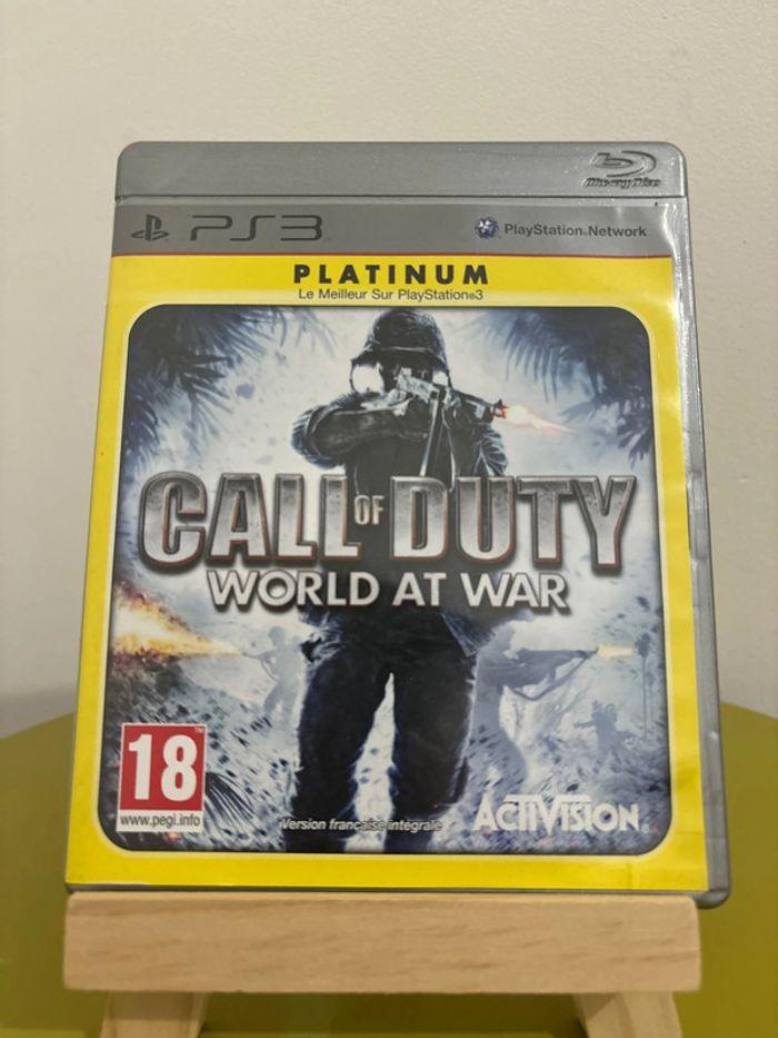 Jeu Call Of Duty World At War PlayStation 3 platinum - photo numéro 1