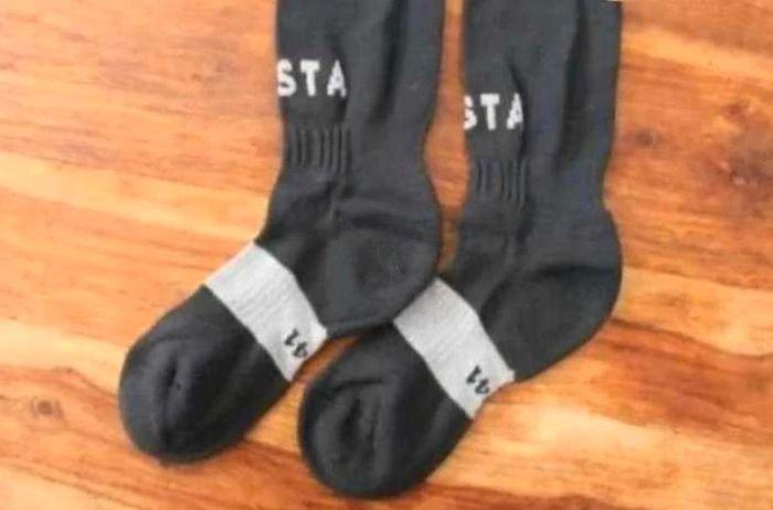 Chaussettes hautes  de  sport  - Noires  -  39/41  - Kipsta - photo numéro 2