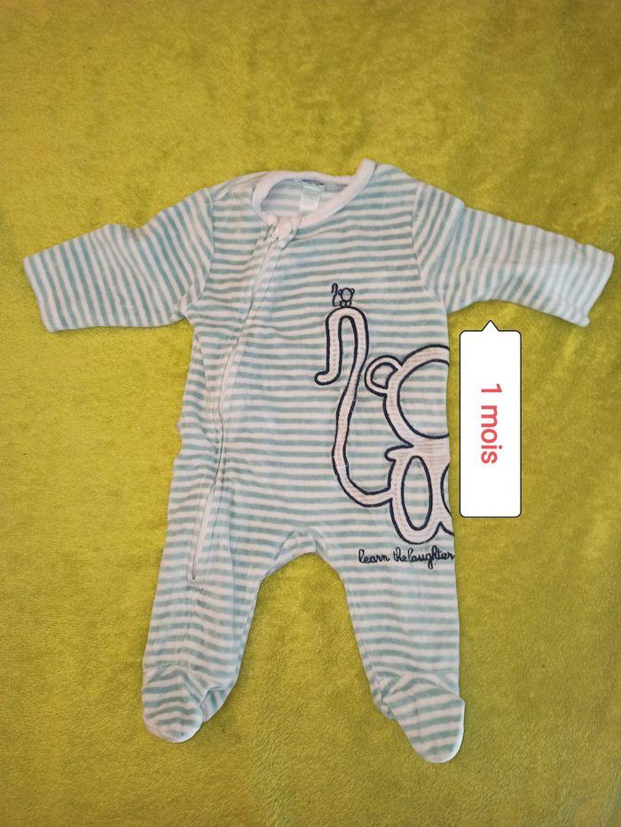 1 mois Pyjama bébé Obaibi - photo numéro 1