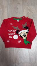 Pull de Noël avec Mickey dessus