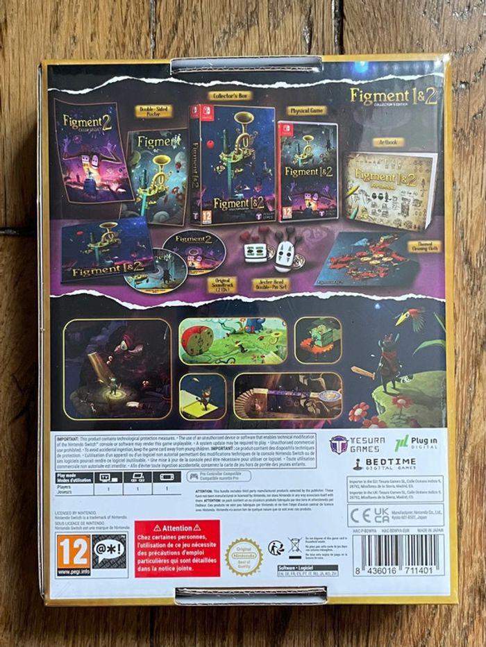 Figment 1&2 Collector’s Edition - Jeu Nintendo Switch collector NEUF sous Blister - photo numéro 2