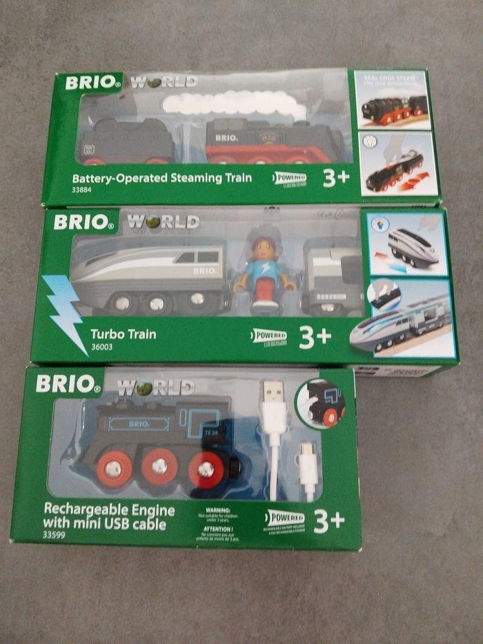 Brio Word train rechargeable usb turbo train vapeur