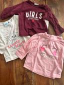 Lot de 3 t-shirts manques longues 3 mois