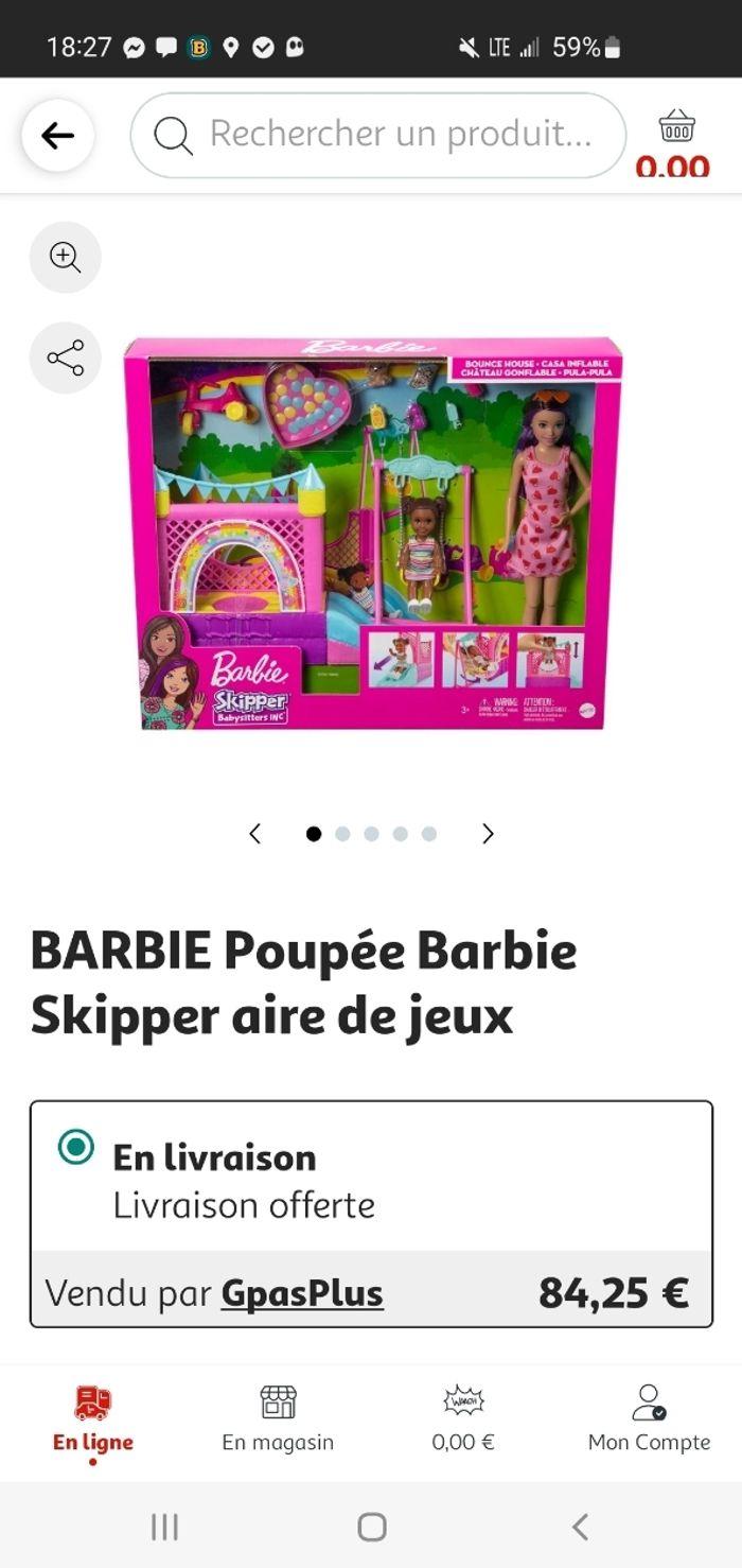 BARBIE Skipper Aire de Jeux. - photo numéro 3