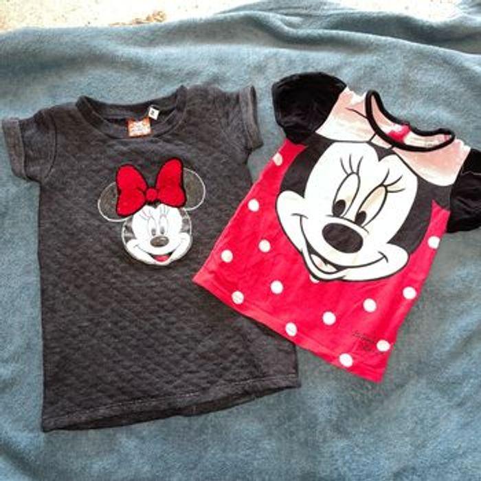 Robe et t-shirt Disney minnie bébé fille 18 mois - photo numéro 1