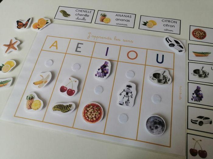 Ma planche des sons + étiquettes vocabulaire - photo numéro 1