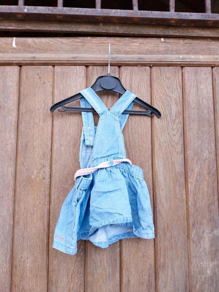 Robe en jean bébé fille 6 mois creeks - photo numéro 2