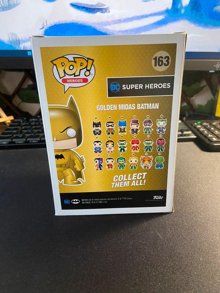 Funko Pop Batman golden midas rare authentique - photo numéro 3