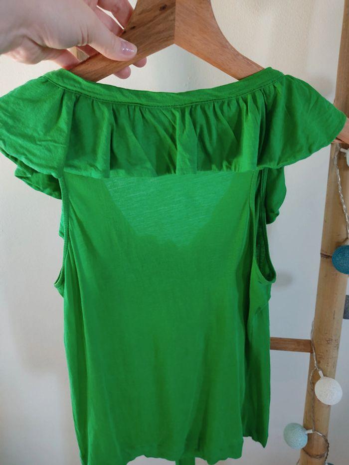 Tee-shirt vert • Zara • Taille S plutôt XS - photo numéro 5