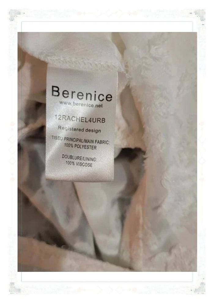 robe de cocktail berenice blanche taille 38 - photo numéro 7